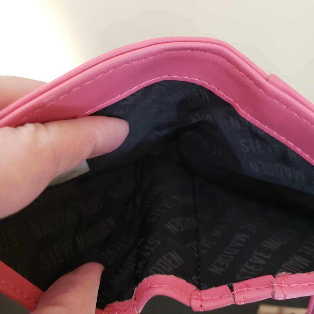 Steve Madden Raspberry French Wallet - Picture 5 of 5